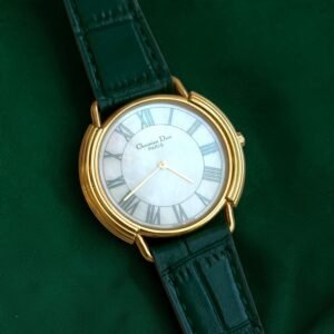 Christian Dior - ladies MOP green numerals